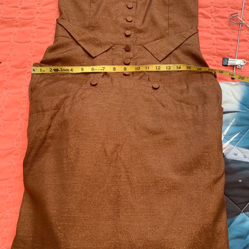 L.A.M.B. Vintage Corset Dress Size 8 - Picture 13 of 15
